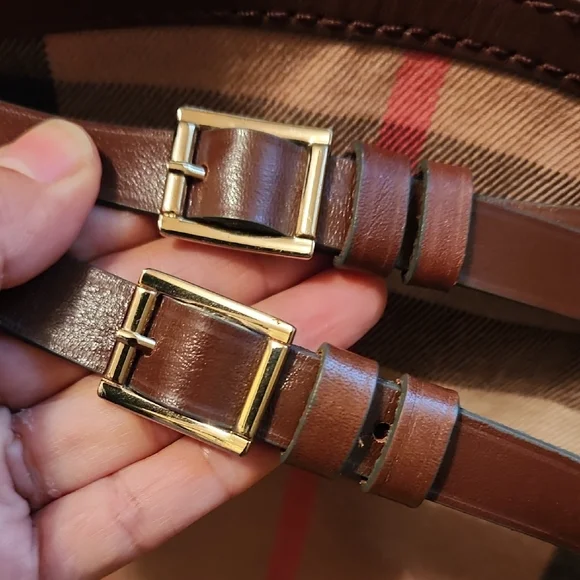 Burberry Bridle Dutton House Check Canvas and Leather Hobo - Picture 5 of 16